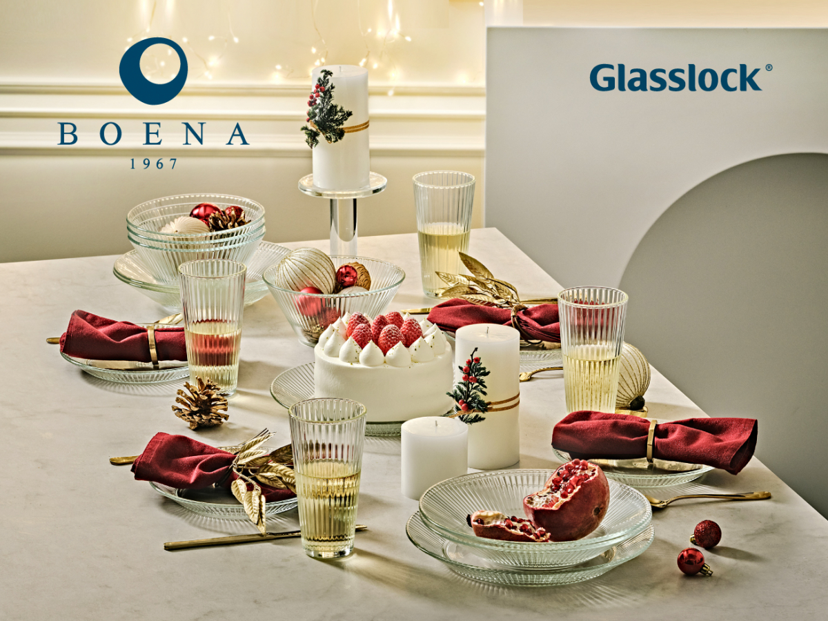 ▲SGC솔루션의 글라스 테이블웨어 브랜드 보에나가 21일 오후 6시부터 60분간 현대홈쇼핑 현대H몰의 모바일 라이브 방송 ‘쇼핑라이브’에서 라이브 방송을 실시한다. (출처=SGC솔루션)