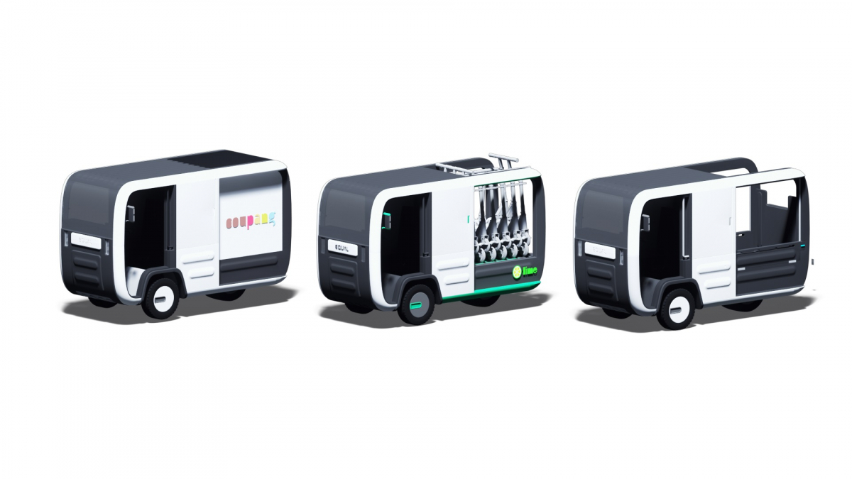 ▲이퀄의 전기화물차. (사진제공=퓨처플레이)