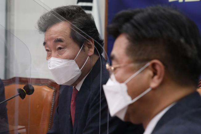 ▲더불어민주당 이낙연 대표가 29일 서울 여의도 국회에서 열린 검찰개혁특위 1차 회의에서 발언하고 있다. (연합뉴스)