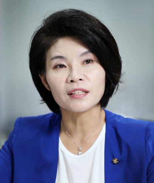 ▲30일 환경부 장관으로 내정된 더불어민주당 한정애 의원. (연합뉴스)