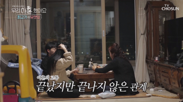 ▲최고기 유깻잎(사진=TV조선 '우리 이혼했어요' 방송화면 캡처)