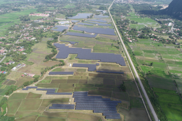 ▲ 말레이시아 48MW 태양광 발전소 전경 (사진제공=한화에너지)