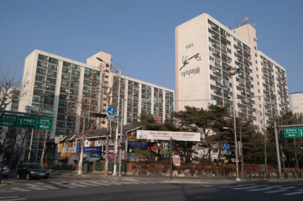 ▲서울 강남구 수서동 '까치마을' 아파트 단지 전경. (출처=네이버부동산)