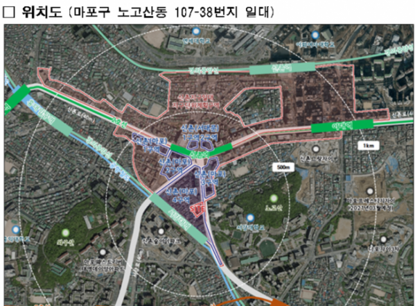 ▲서울 신촌역 인근 도심형 소형주택 299가구 건립 예정지 위치도.  (자료제공=서울시)