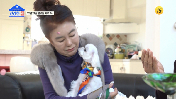 ▲'건강한 집' 김청(사진제공=TV조선)