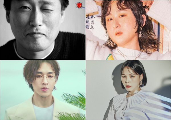 ▲故김현식, 선우정아, 알리, 이석훈(사진제공=각 소속사)