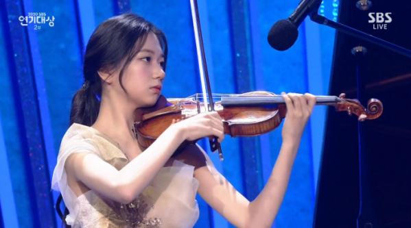 ▲고소현 바이올리니스트(사진=SBS 방송화면 캡처)