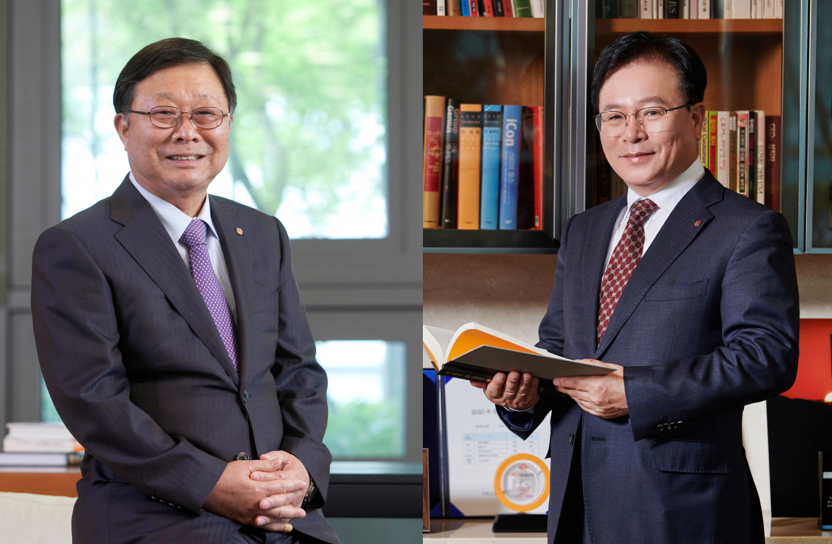 ▲ NS홈쇼핑 도상철(왼쪽), 조항목 공동대표이사 (사진제공=NS홈쇼핑)