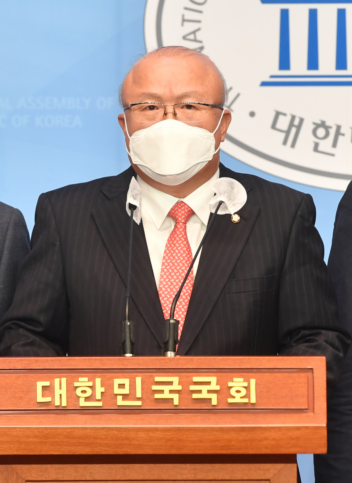 ▲김희국 국민의힘 의원이 지난달 28일 서울 여의도 국회에서 변창흠 국토교통부 장관 내정자 임명 강행 관련 기자회견을 갖고 변 후보자의 자진사퇴를 촉구하고 있다. (연합뉴스)