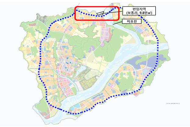 ▲행복도시 외곽순환도로 위치도 (국토교통부)