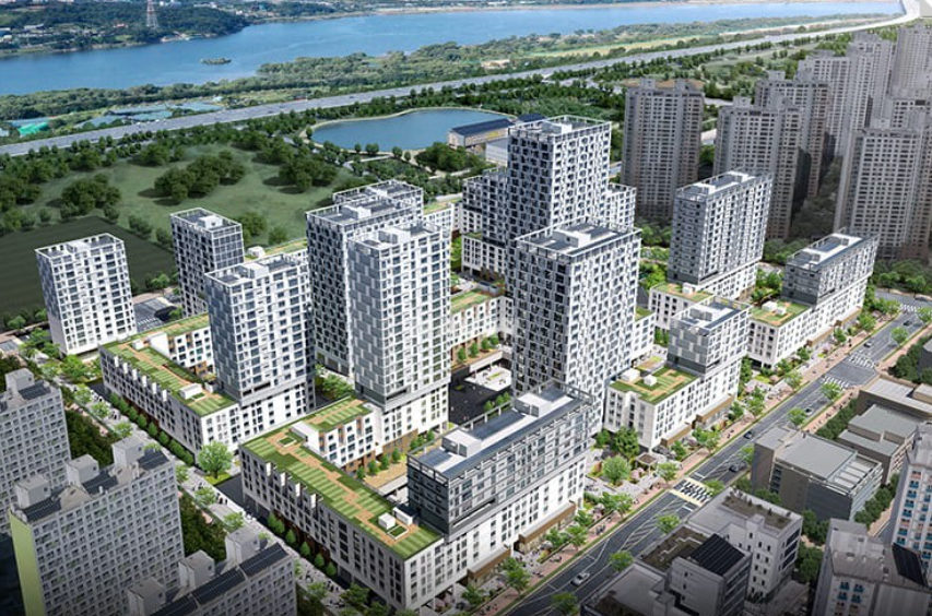 ▲신규 아파트 청약에서 가점 만점자(84점)가 나온 서울 강동구 '힐스테이트 리슈빌 강일' 조감도.