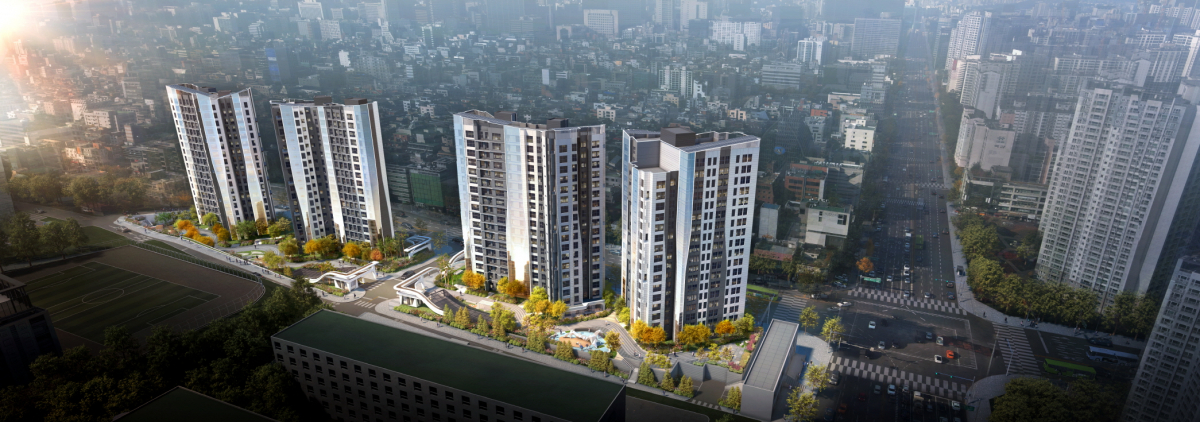 ▲삼성물산이 서울 강남구 도곡동에 짓는 '도곡삼호' 재건축 단지 조감도. (사진제공=삼성물산)