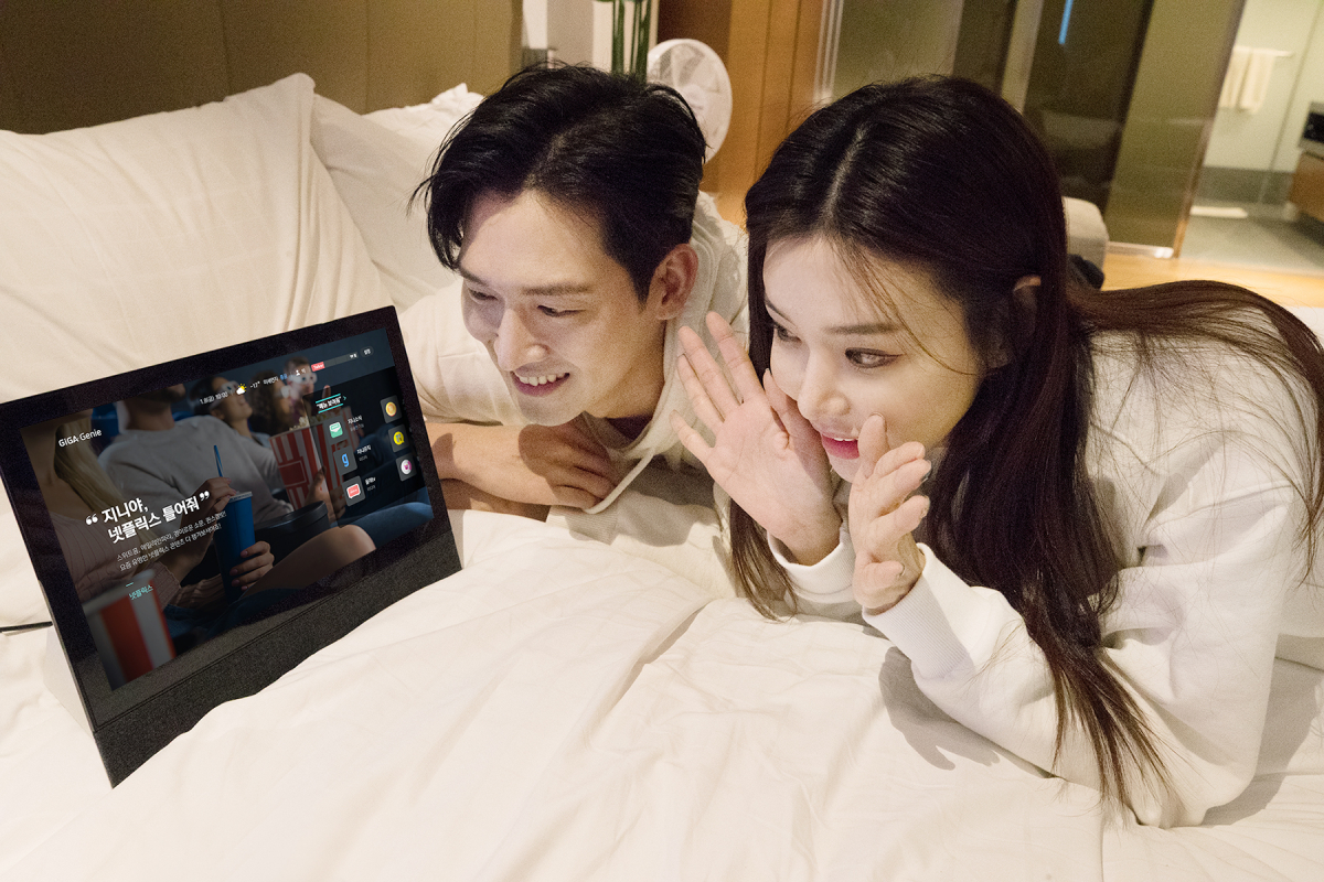 ▲KT ‘기가지니 테이블 TV 2’ (사진제공=KT)