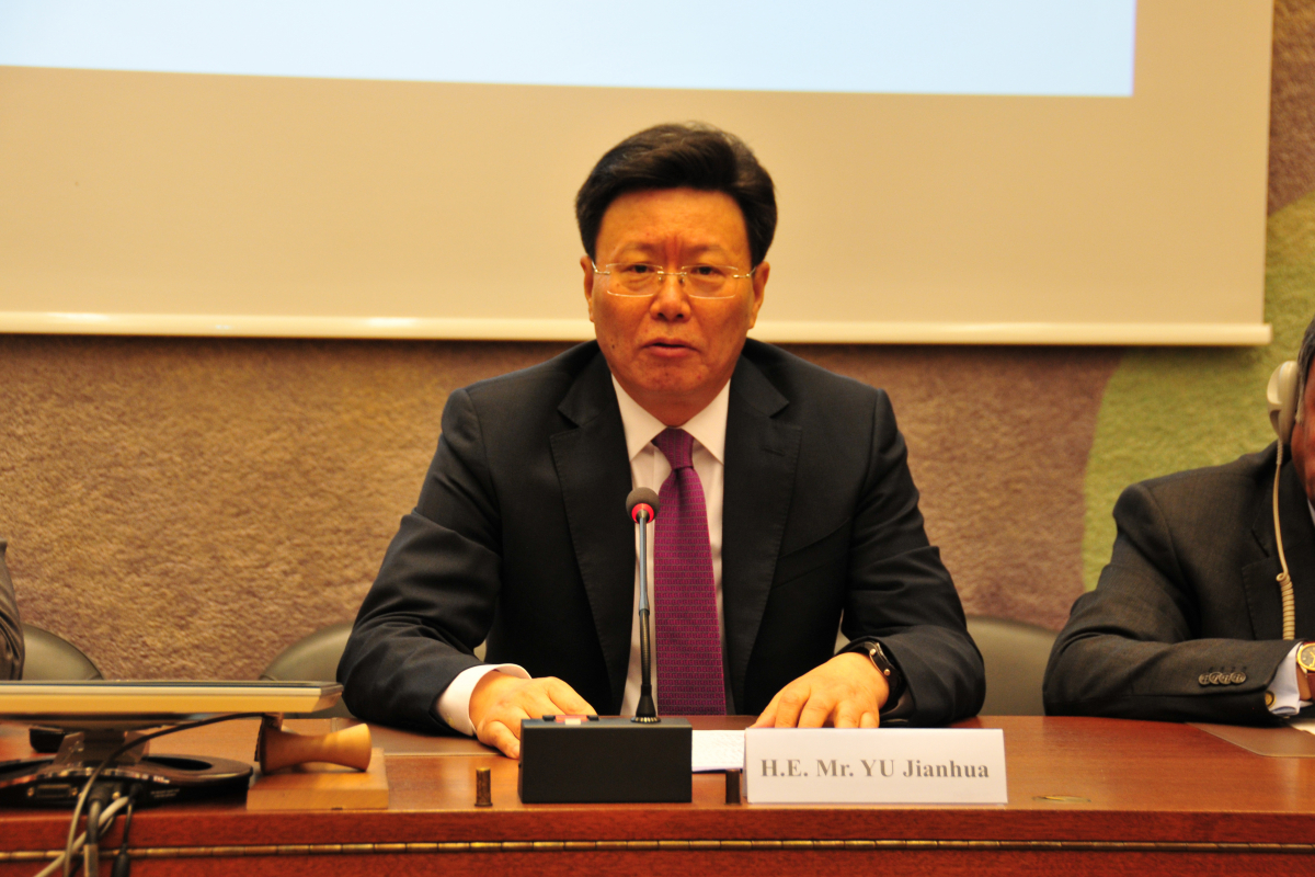 ▲위젠화 신임 중국 대표. 신화뉴시스