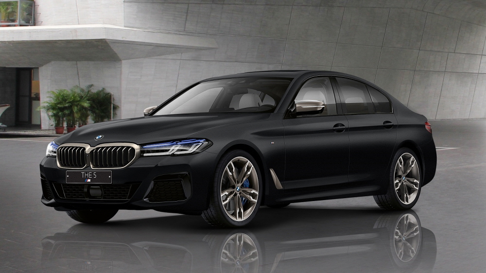 ▲BMW 샵 온라인 1월 한정판, 뉴 M550i xDrive 프로즌블랙  (사진제공=BMW코리아)