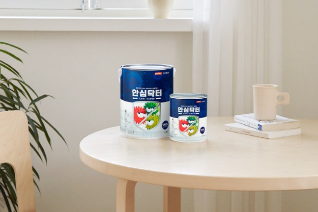 ▲삼화페인트공업의 항바이러스 페인트 ‘안심닥터’.  (사진제공=삼화페인트공업)