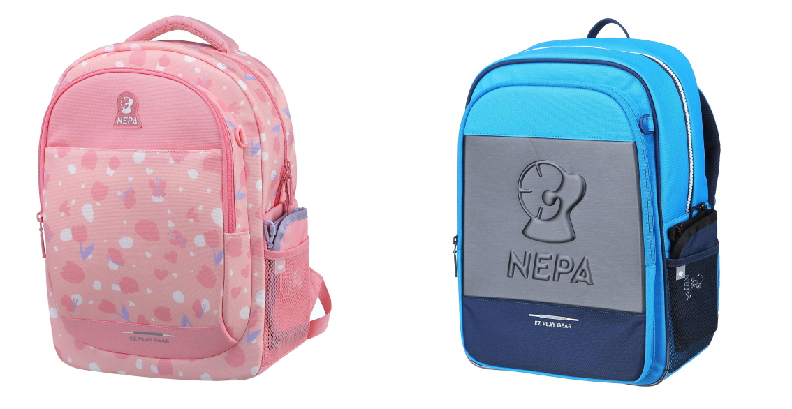 ▲네파 타라 스쿨백(왼쪽), 프랭크 스쿨백 (사진=네파키즈)