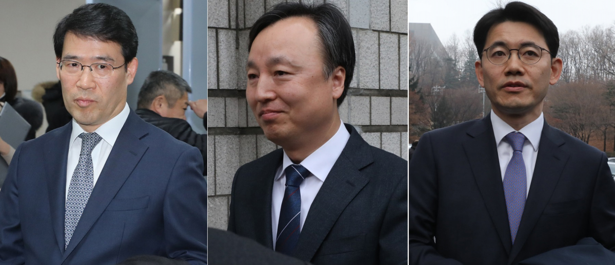 ▲신광렬ㆍ조의연ㆍ성창호 부장판사 (연합뉴스)