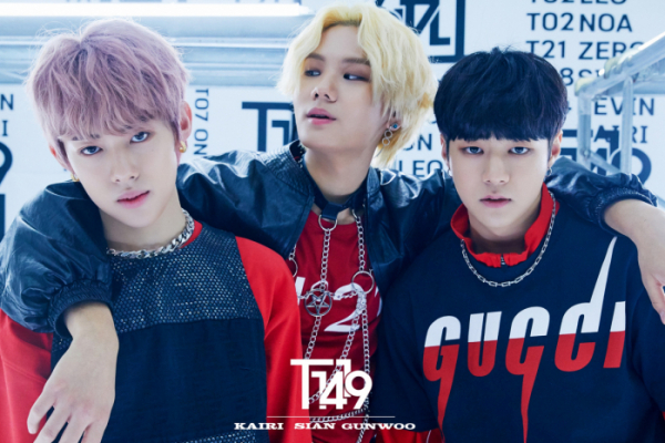 ▲T1419 카이리, 시안, 건우(사진제공=MLD엔터테인먼트)