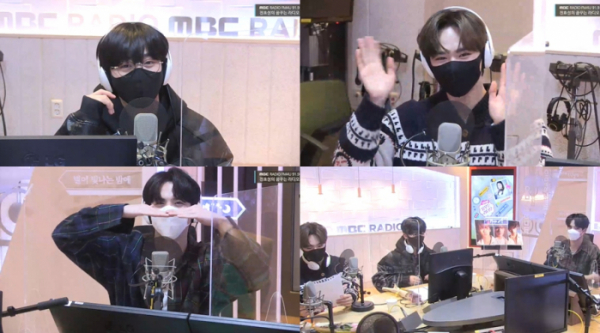 ▲위아이 김동한·김요한·김준서(사진=MBC FM4U '전효성의 꿈꾸는 라디오' 보이는 라디오 캡처)