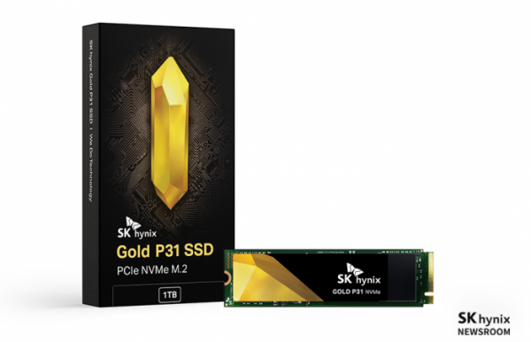 ▲SK하이닉스가 국내 시장에 정식 출시한 소비자용 SSD 'Gold P31'(좌), 'Gold S31' 제품 사진  (사진출처=SK하이닉스 뉴스룸)