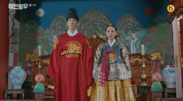 ▲수렴청정 중단 선언(사진=tvN 방송화면 캡처)