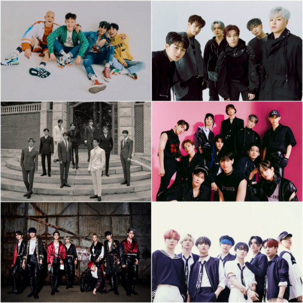 ▲‘킹덤’ 비투비, 아이콘, SF9, 더보이즈, 스트레이 키즈, 에이티즈(사진제공=Mnet)