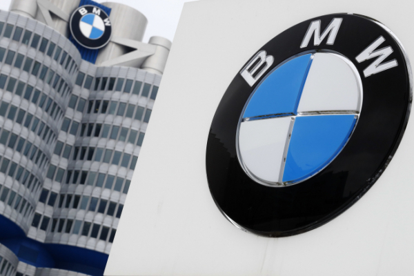 ▲독일 자동차 제조업체 BMW의 로고. AP뉴시스