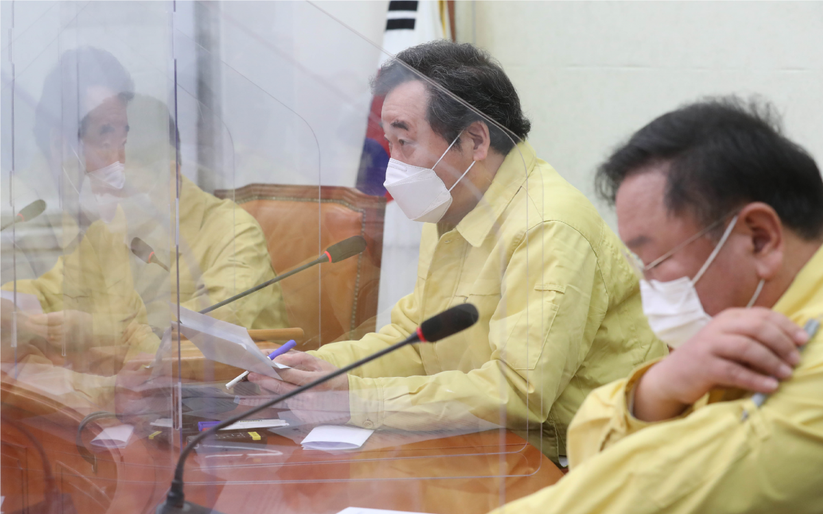 ▲더불어민주당 이낙연 대표가 1일 오전 서울 여의도 국회에서 열린 최고위원회의에서 발언하고 있다. (연합뉴스)