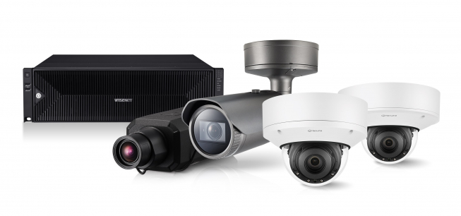 ▲한화테크윈 AI 제품들 (사진제공=한화테크윈)