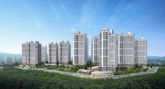 ▲한라, '양평역 한라비발디' 투시도. (자료제공=한라)