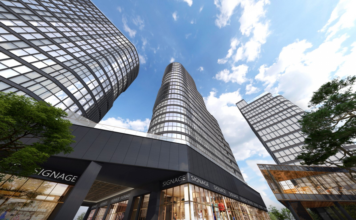 ▲현대엔지니어링이 서울 강남구 역삼동 일원에 짓는 ‘원에디션 강남’ 투시도.