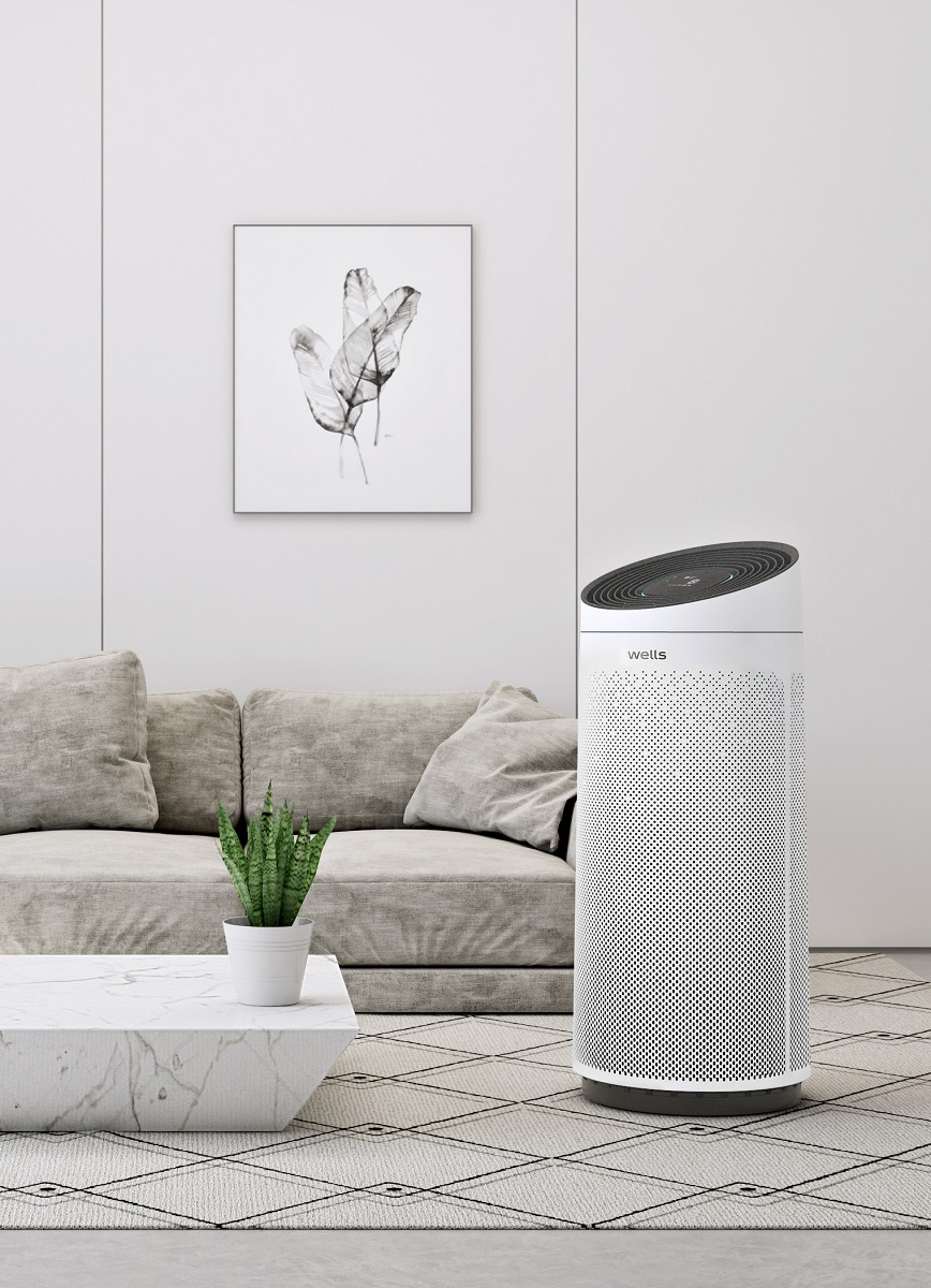▲웰스 신제품 ‘공기청정기 토네이도’ (사진제공=웰스)