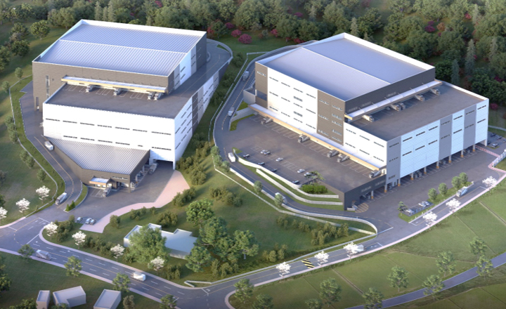▲부동산 개발회사 SK디앤디(SK D&D)는 18일 경기 용인시 백암면 고암리 물류센터 매입 계약을 체결했다. 그림은 백암 물류센터 조감도. (자료제공=플레시먼힐러드)