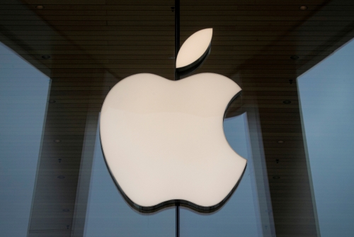 ▲미국 뉴욕 브루클린에 위치한 애플 매장에 로고가 보인다. 뉴욕/로이터연합뉴스
