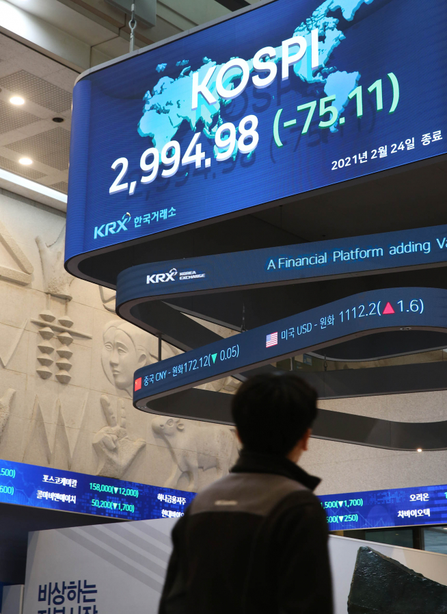 ▲24일 코스피 마감 지수(사진제공=한국거래소)