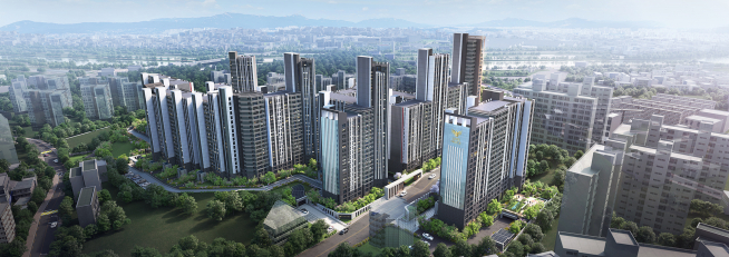 ▲목동2차우성아파트 반조감도(사진제공=롯데건설)