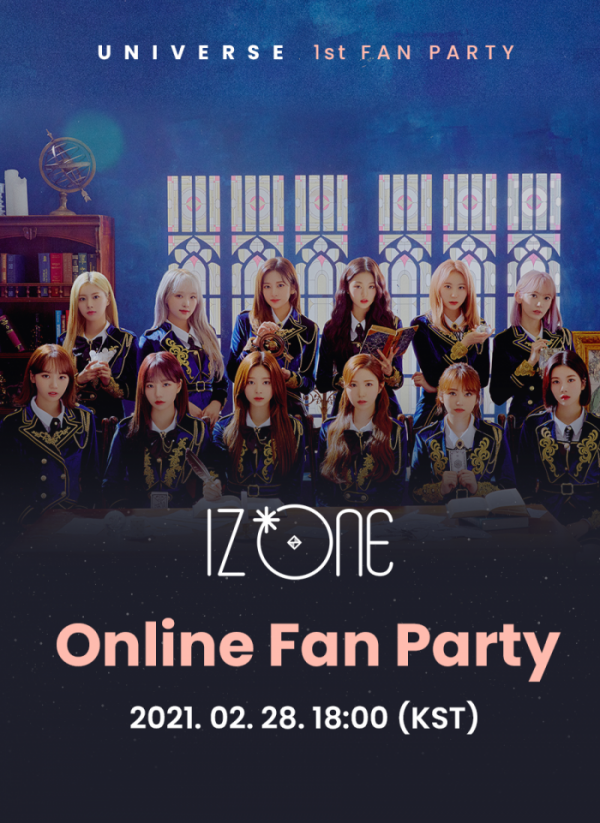 ▲IZ*ONE(아이즈원) 온라인 팬파티(Fan Party) 포스터(사진제공=클렙)