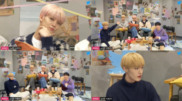 ▲CIX(사진제공=트위터 블루룸 라이브 캡처)