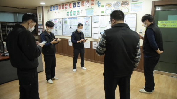 ▲'다큐온' 감사 운동(사진제공=KBS 1TV)