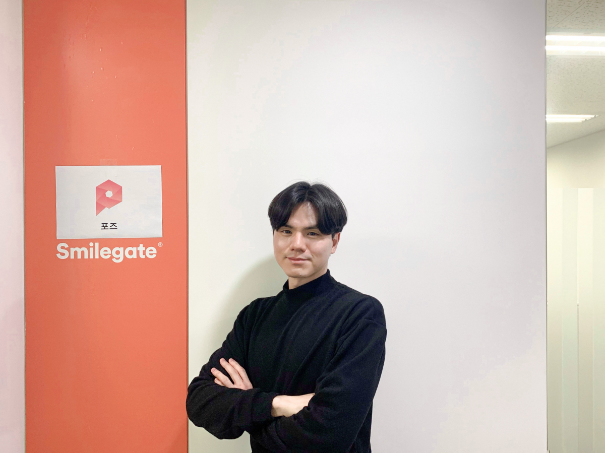 ▲강산 포즈 대표이사. (고종민 기자 kjm@)