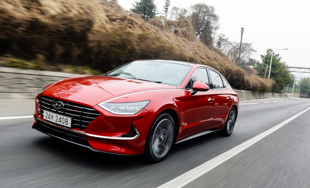 ▲신형 쏘나타(DN8) (사진제공=현대차)