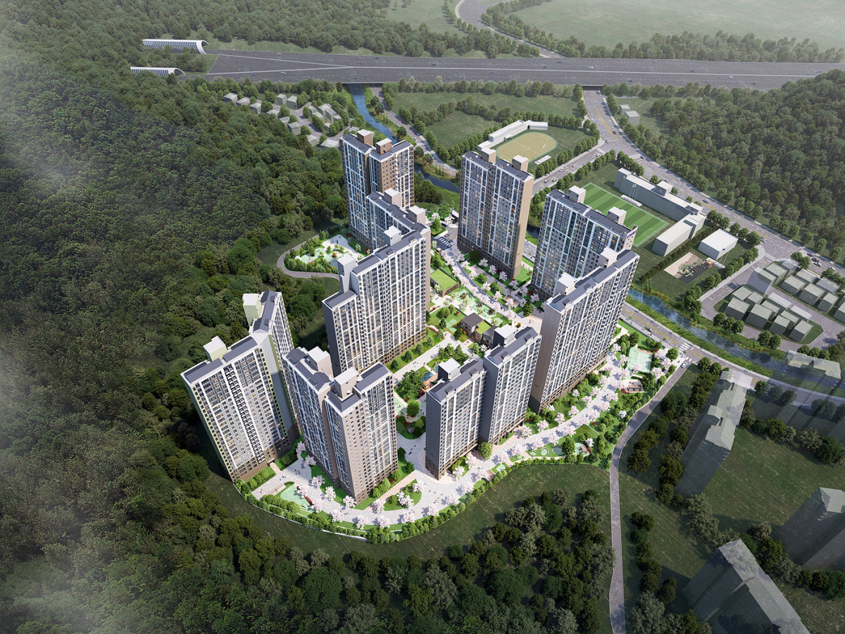 ▲반도건설 '마창대교 반도유보라 아이비파크' 조감도 (사진제공=반도건설)