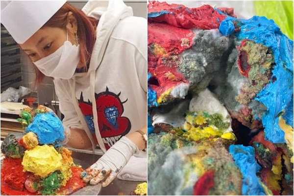 Solbi apologizes for controversy over mold cake…  “I’m angry that my child ate it”