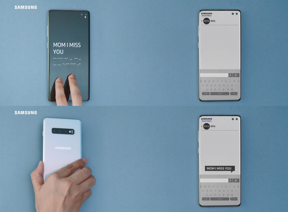 ▲인도법인이 삼성전자와 함께 진행한 'Good Vibes' 캠페인 내용 (사진제공=제일기획)