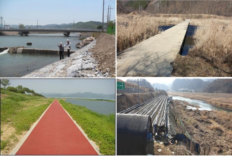 ▲제방과 친수시설 등 환경부와 국토교통부의 홍수기 대비 합동점검 대상. (자료제공=환경부)