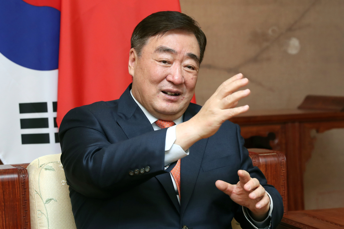 ▲싱하이밍 주한중국대사. 뉴시스