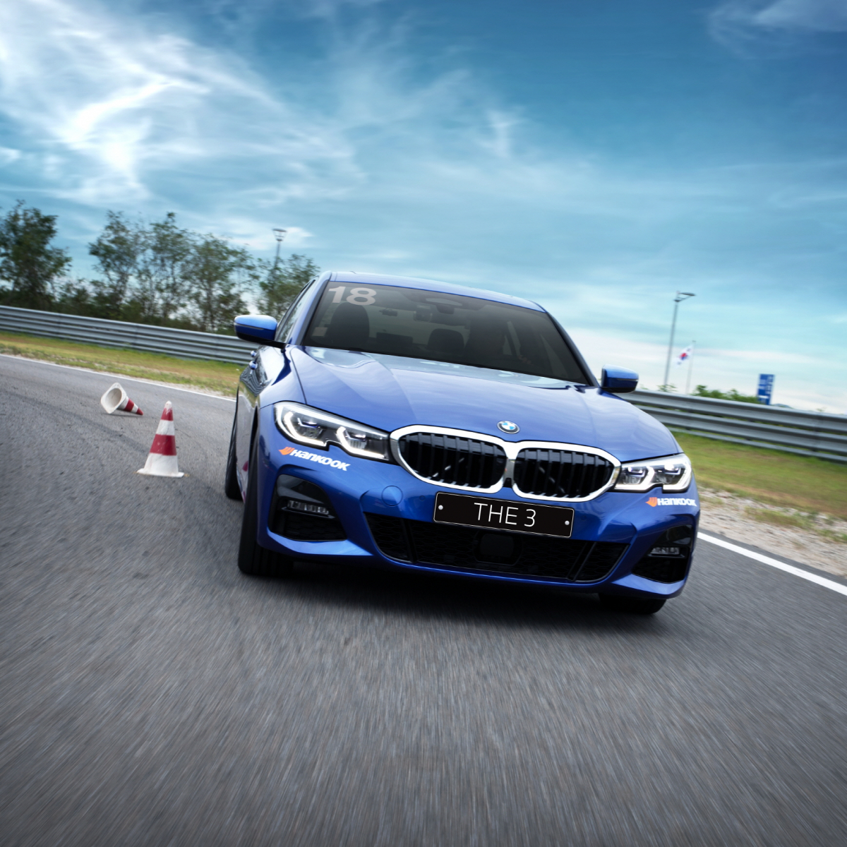 ▲BMW 드라이빙 센터 주행 차량  (사진제공=한국타이어)