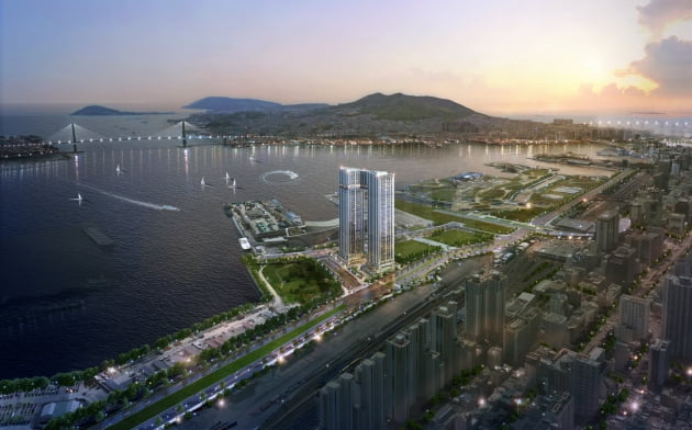 ▲롯데캐슬 드메르 석경 광역조감도. (롯데건설)