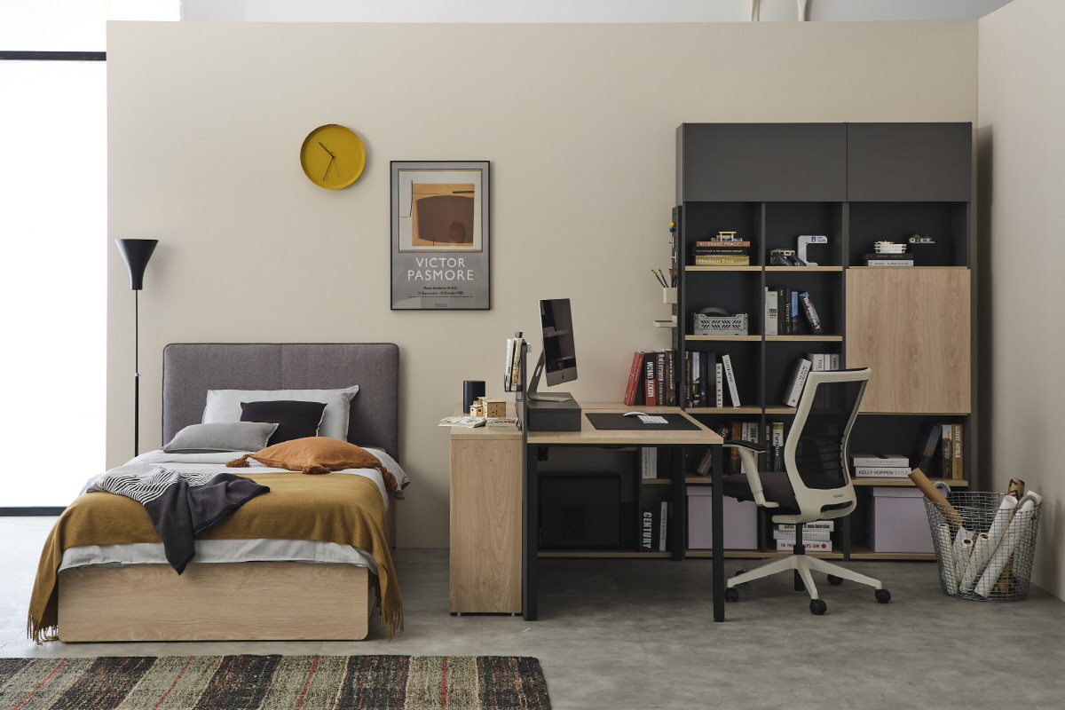 ▲한샘 플렉스Z 서재가구 세트
